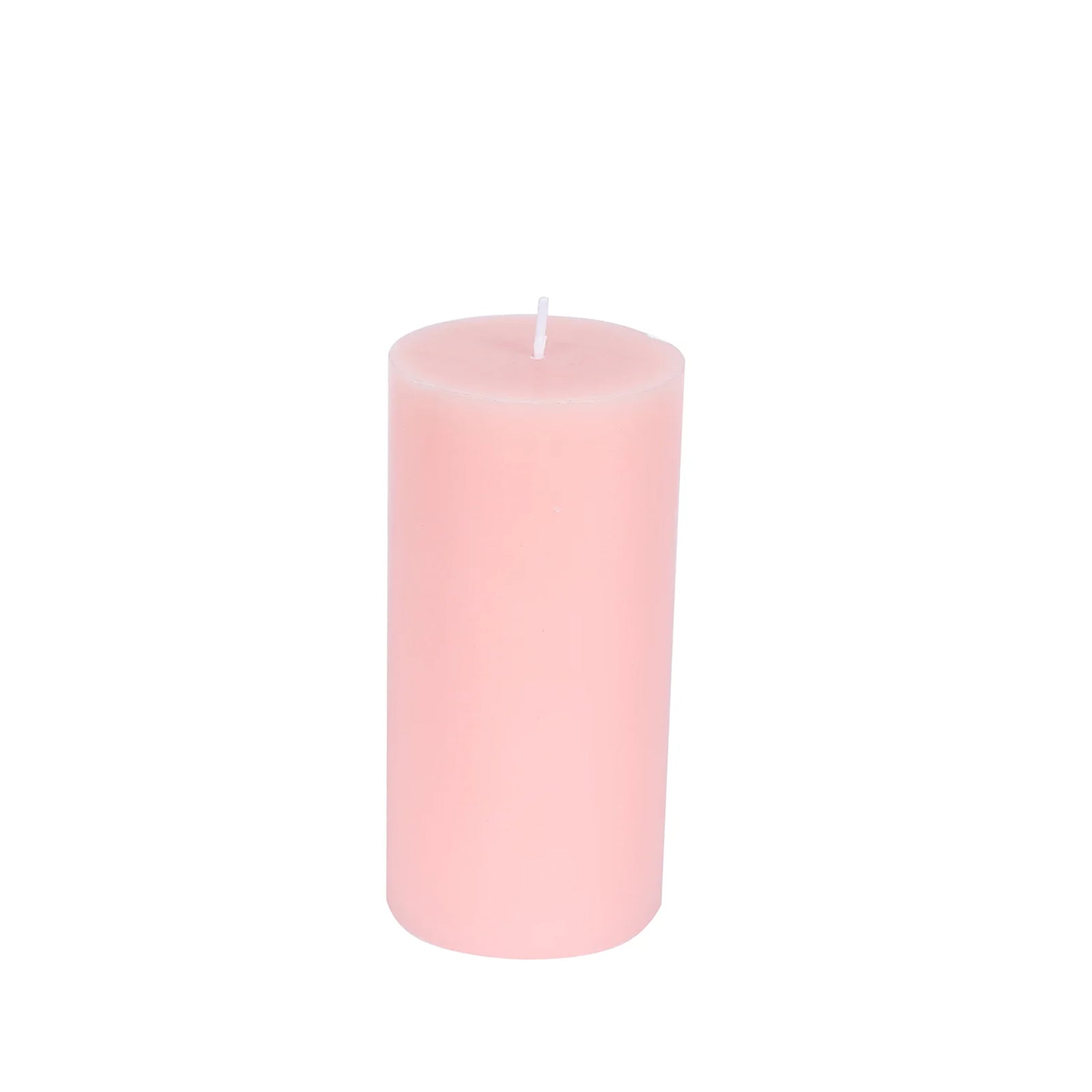 6-Pack 3"x6" Unscented Dripless Pillar Candles – Blush Long-Burning Wax Candles with Cotton Wicks for Home, Weddings & Event Decor