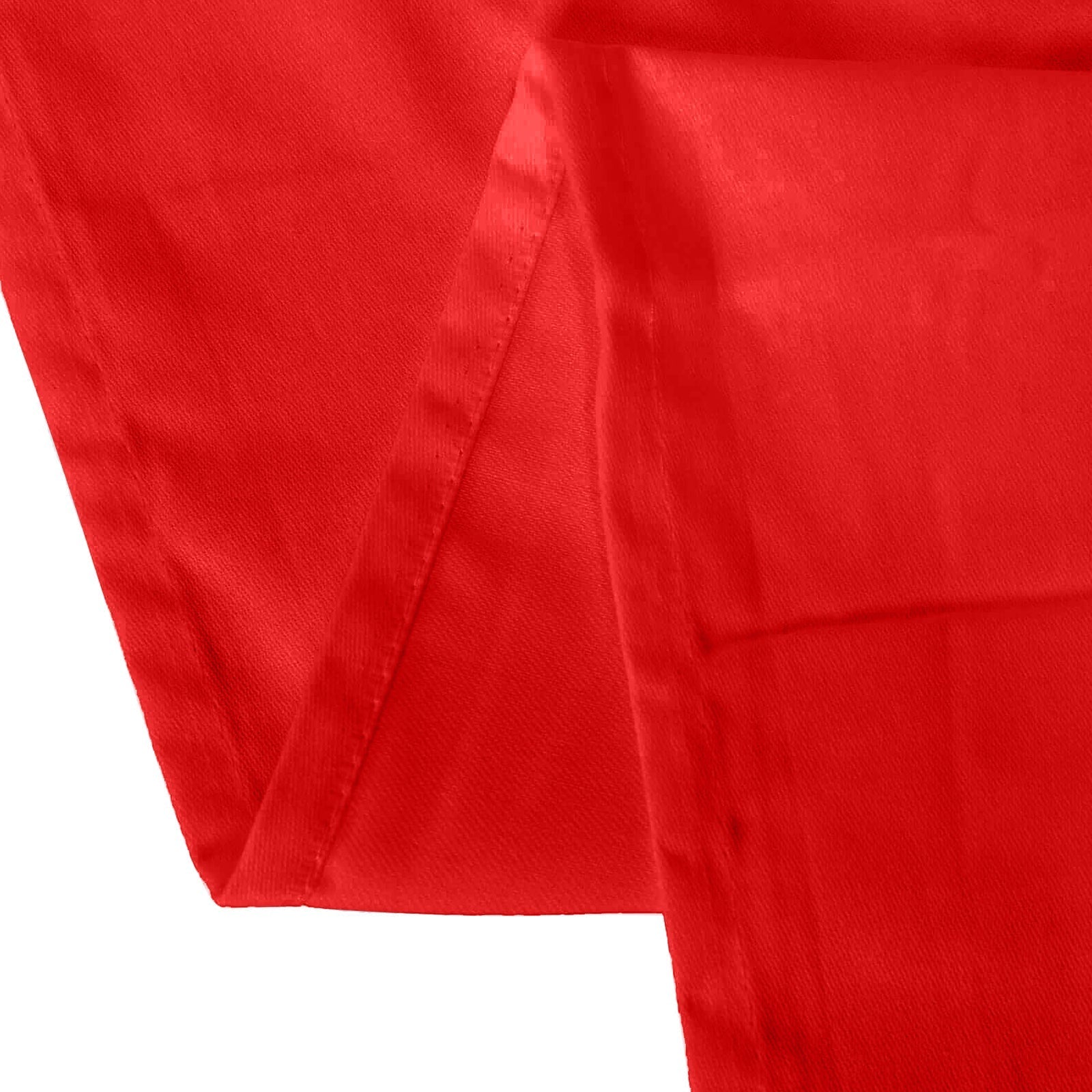 Cotton Blend 60"x102" Rectangle Tablecloth Red - Wrinkle-Resistant Table Cover