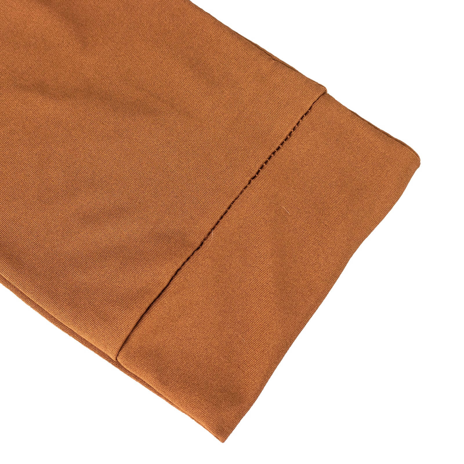 5 Pack Stretch Spandex Chair Sashes Cinnamon Brown - Fitted Finish Two Ply Heavy Duty Chair Bands 5"x12"