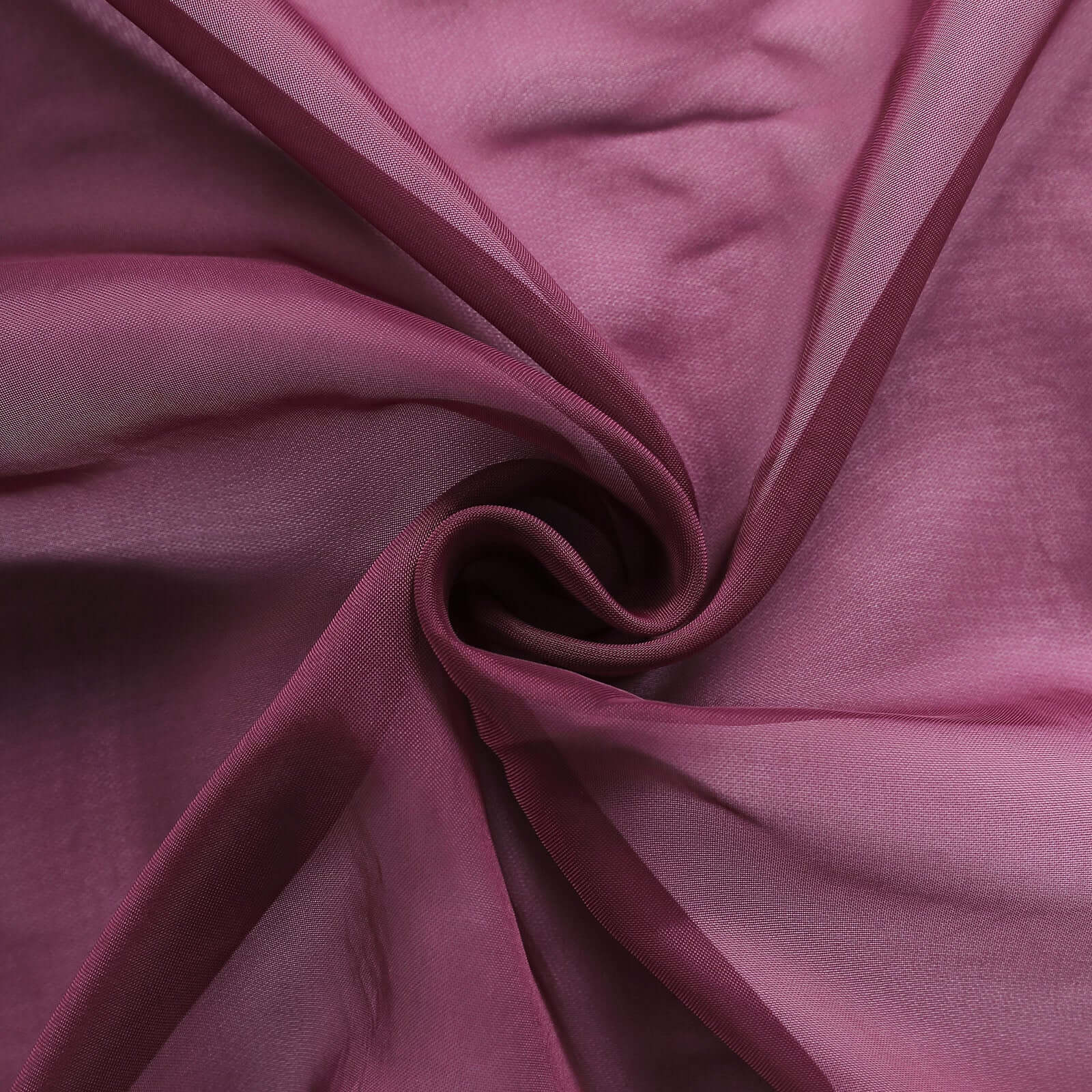 Chiffon 6ft Table Runner Burgundy - Flowy & Lightweight Table Decor