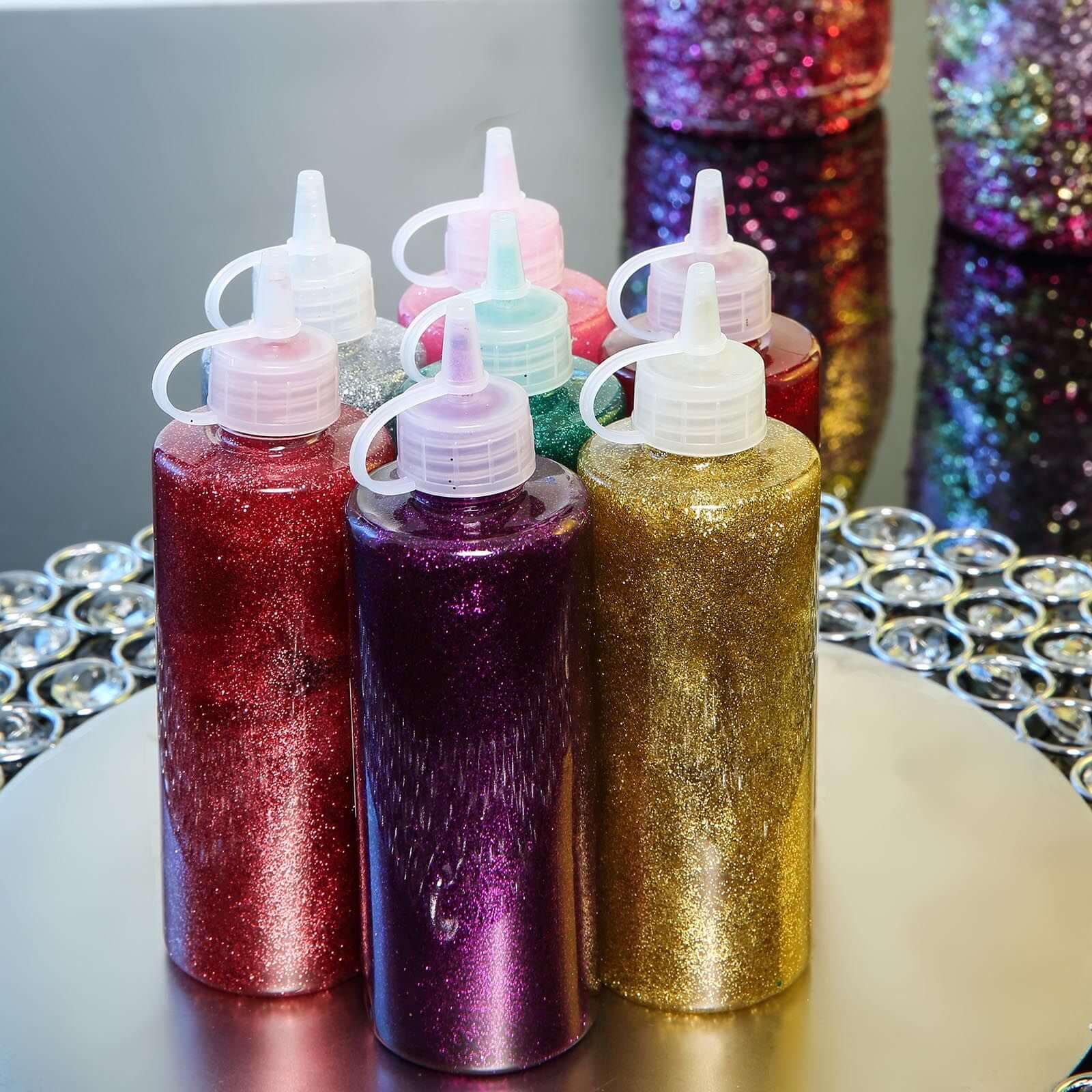 Extra Fine Glitter Powder Metallic Burgundy - Nontoxic Glitter Dust with Shaker Lid for Fun DIY Projects Kids' Crafts Resin Art & Festival Decor 23g