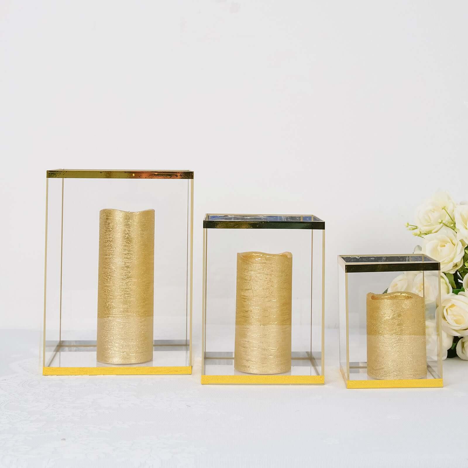 100 Yds 3/4" Gold Metallic Film Tape Adhesive, DIY Floral Wrap Craft Decor Tape - Polyester with Acrylic