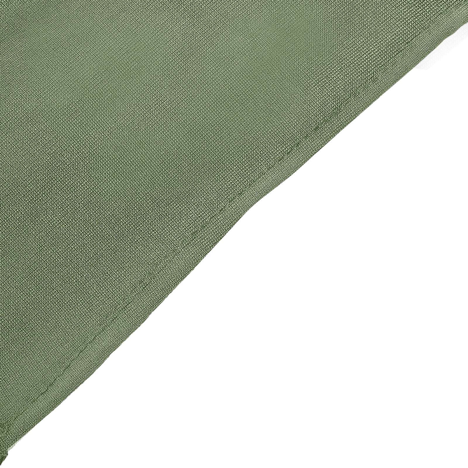 5 Pack Stretch Spandex Chair Sashes Dusty Sage Green - Reusable Chair Bands with Silver Diamond Ring Slide Buckle 5"x14"