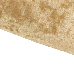 65"x5 Yards Champagne Crushed Velvet Fabric Bolt, DIY Craft Fabric Roll