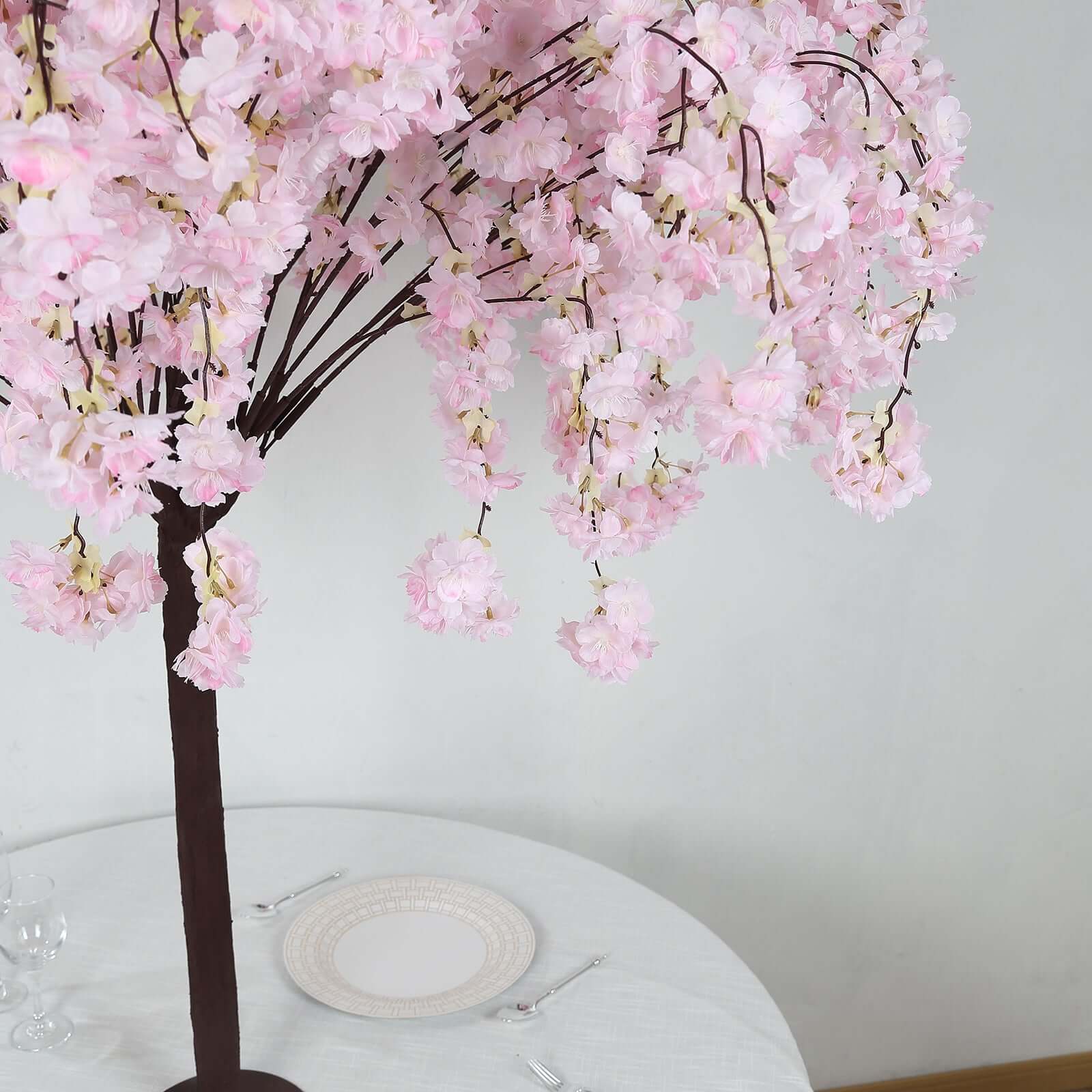 Silk Artificial Cherry Blossom Tree Blush for Gardens Parties & Receptions 5ft