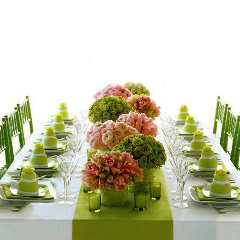 6-Pack Glass Flower Vases Heavy Duty Clear - Premium Table Centerpieces for Weddings 6"