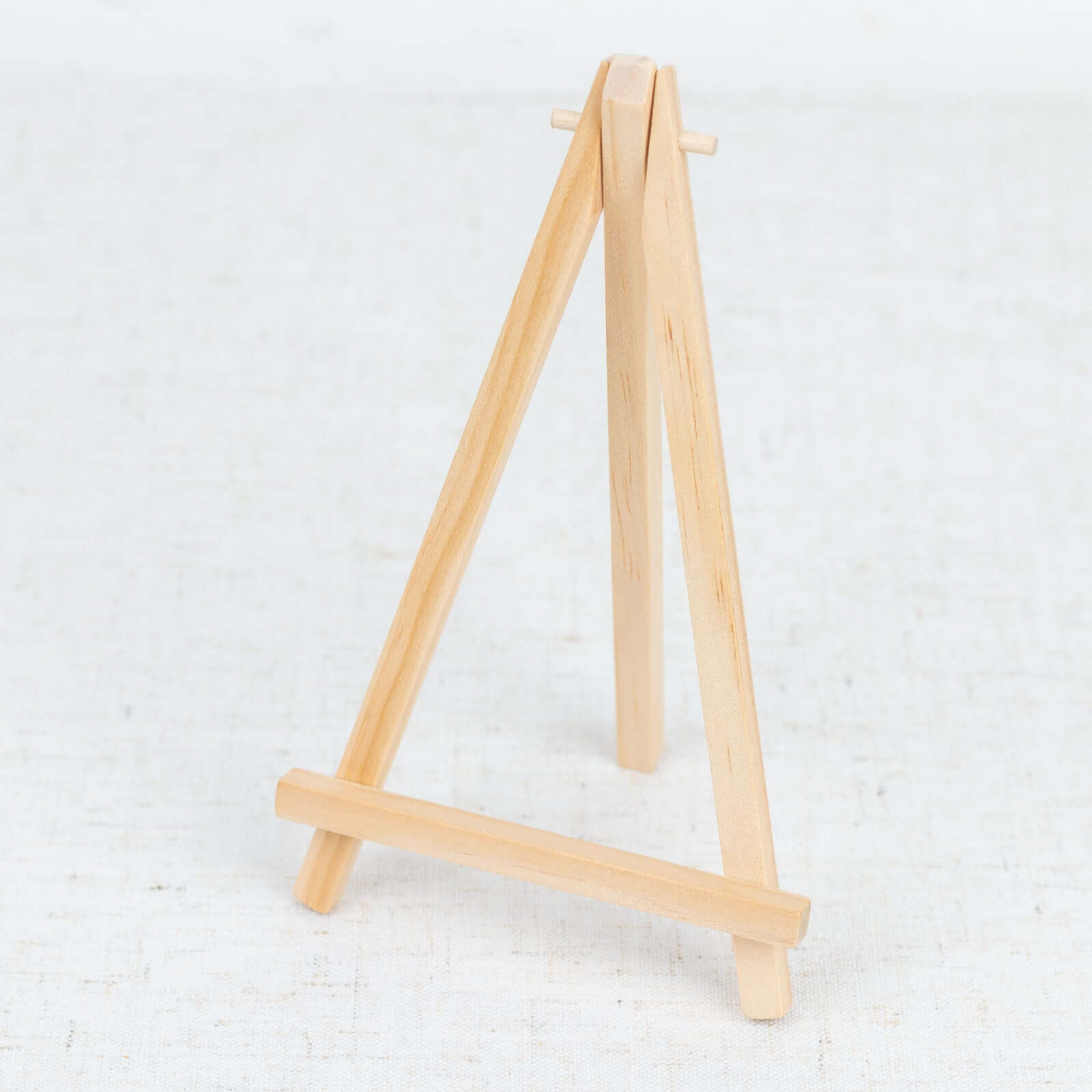 10-Pack Wooden Display Easel Stands DIY Small Design Natural - Rustic Place Card Table Number Holders 7"