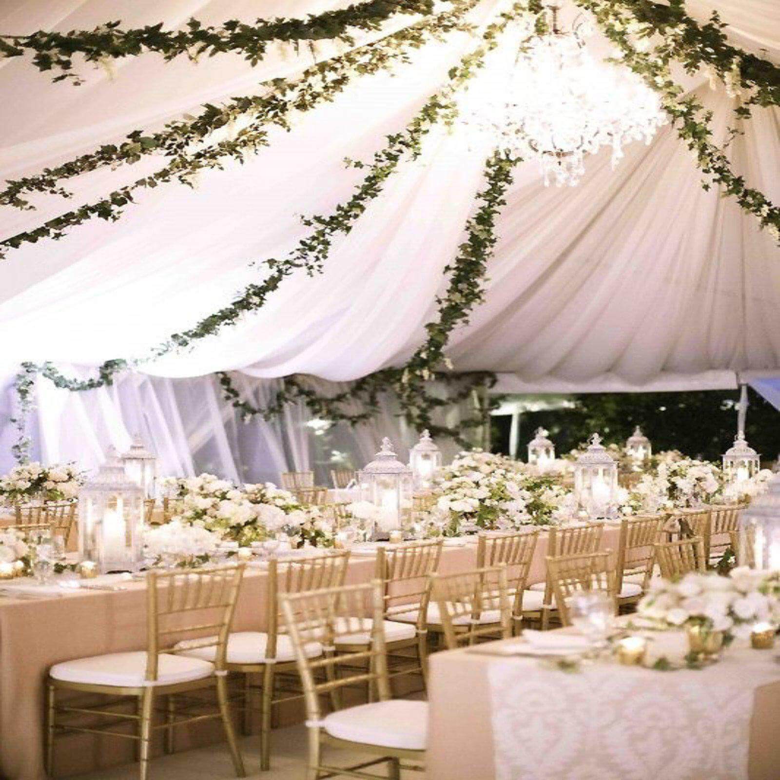 6.5ft Artificial Silk Sunflower Table Garland, Flower Vine Chain