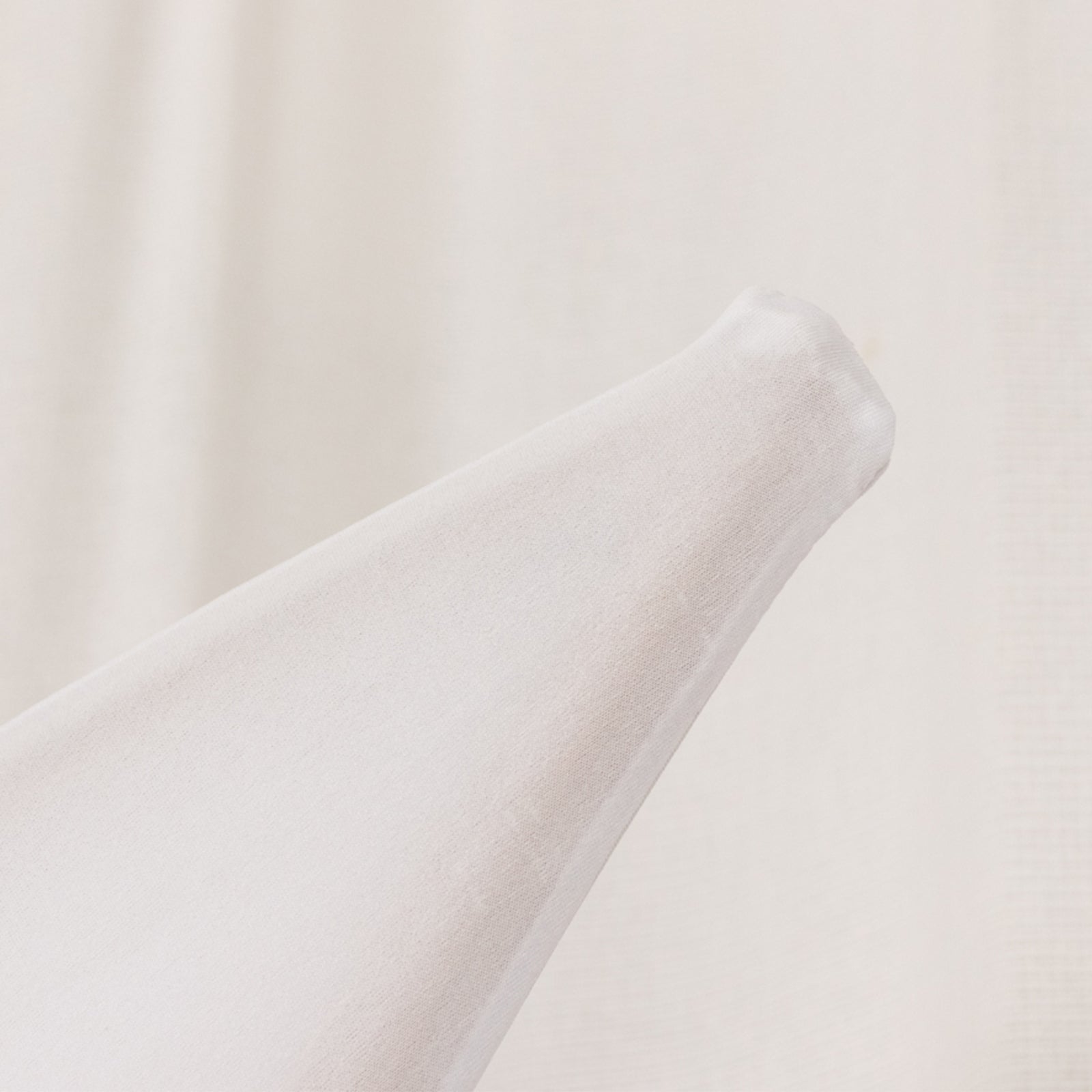 6.5ft White Spandex Crescent Moon Chiara Backdrop Stand Cover, Custom Stretch Fitted Wedding Arch Cover