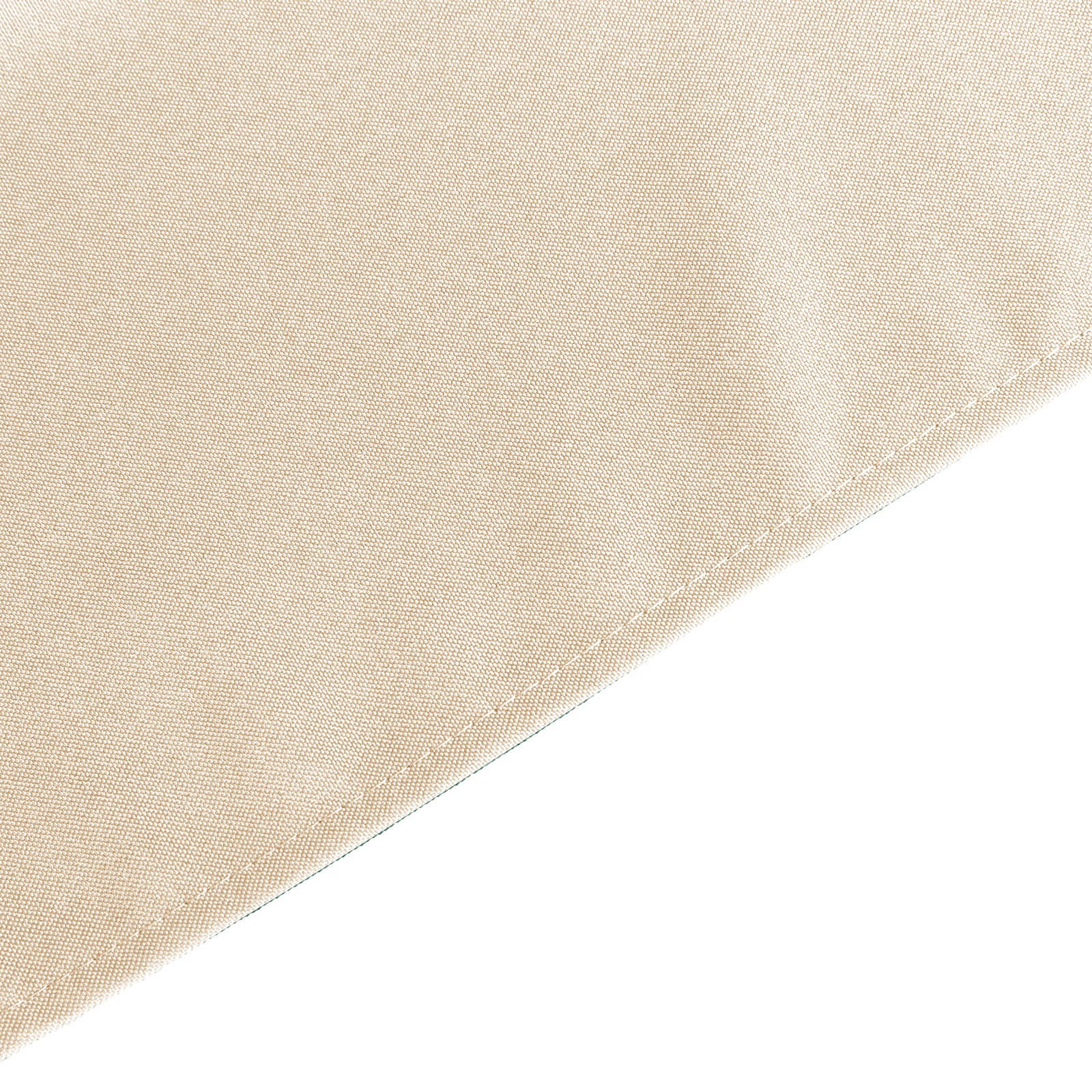 Premium Polyester 60"x126" Rectangle Tablecloth Beige - Stain-Resistant 220GSM Finish Table Cover