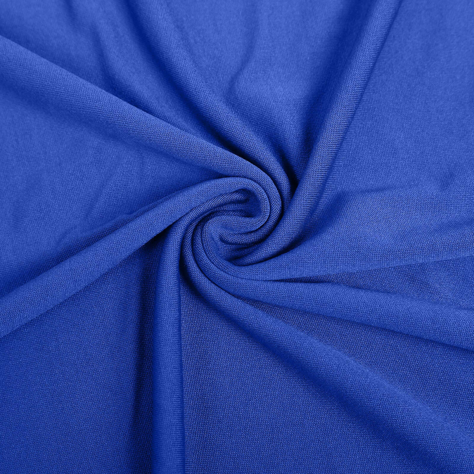 Set of 3 Matte Royal Blue Spandex Fitted Chiara Backdrop Stand Cover For Round Top Wedding Arch - 5ft, 6ft, 7ft