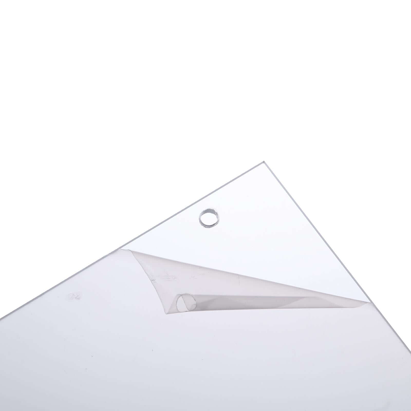 24" Clear Acrylic Display Box, Transparent Pedestal Riser with Interchangeable Lid and Base