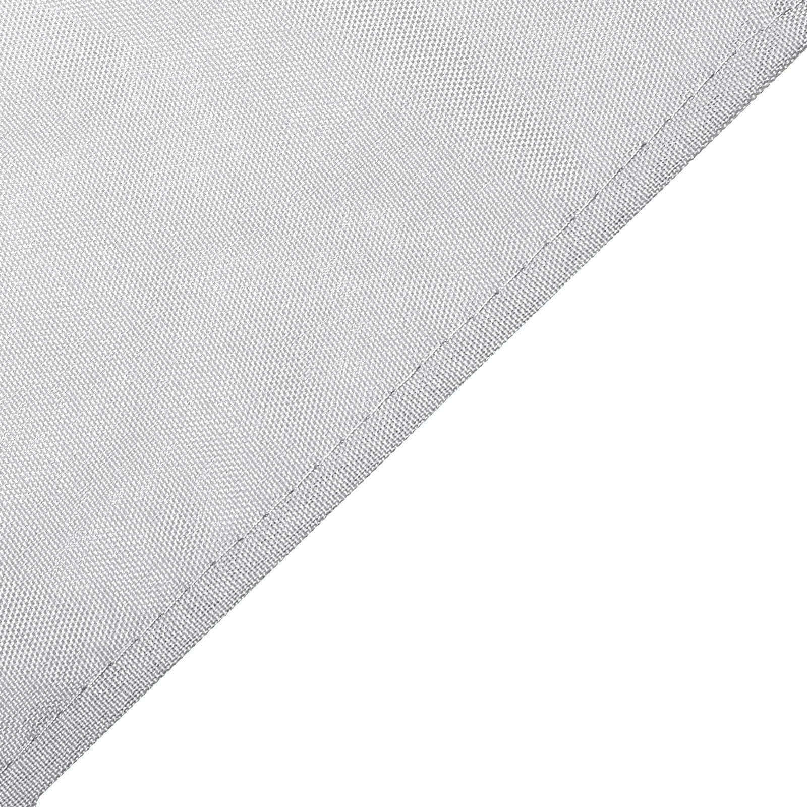 Polyester 60"x102" Rectangle Tablecloth Silver - Durable and Stylish Table Cover