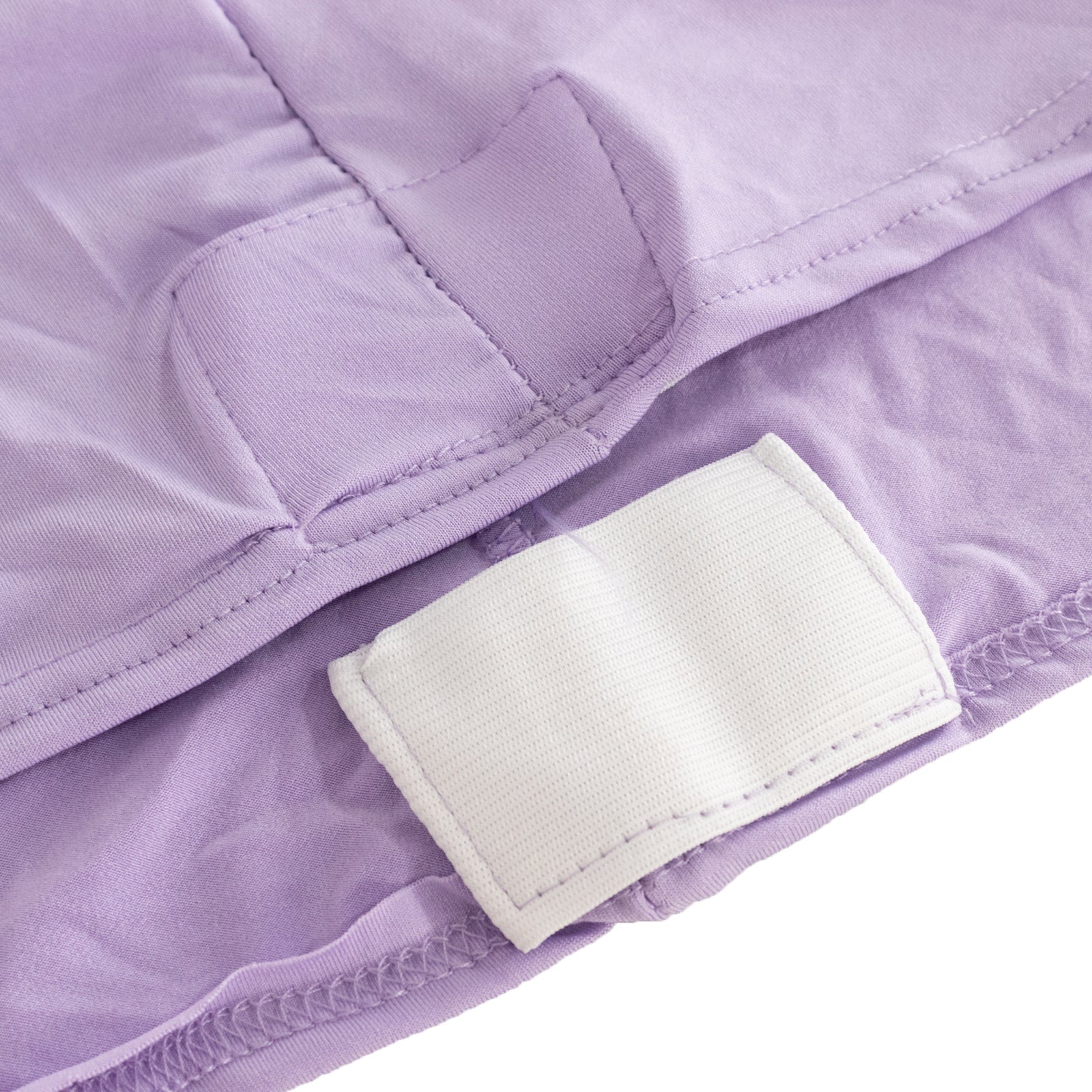 Spandex 30" Round Cocktail Table Cover Lavender Lilac - Easy to Maintain Stretch Fitted Highboy Tablecloth