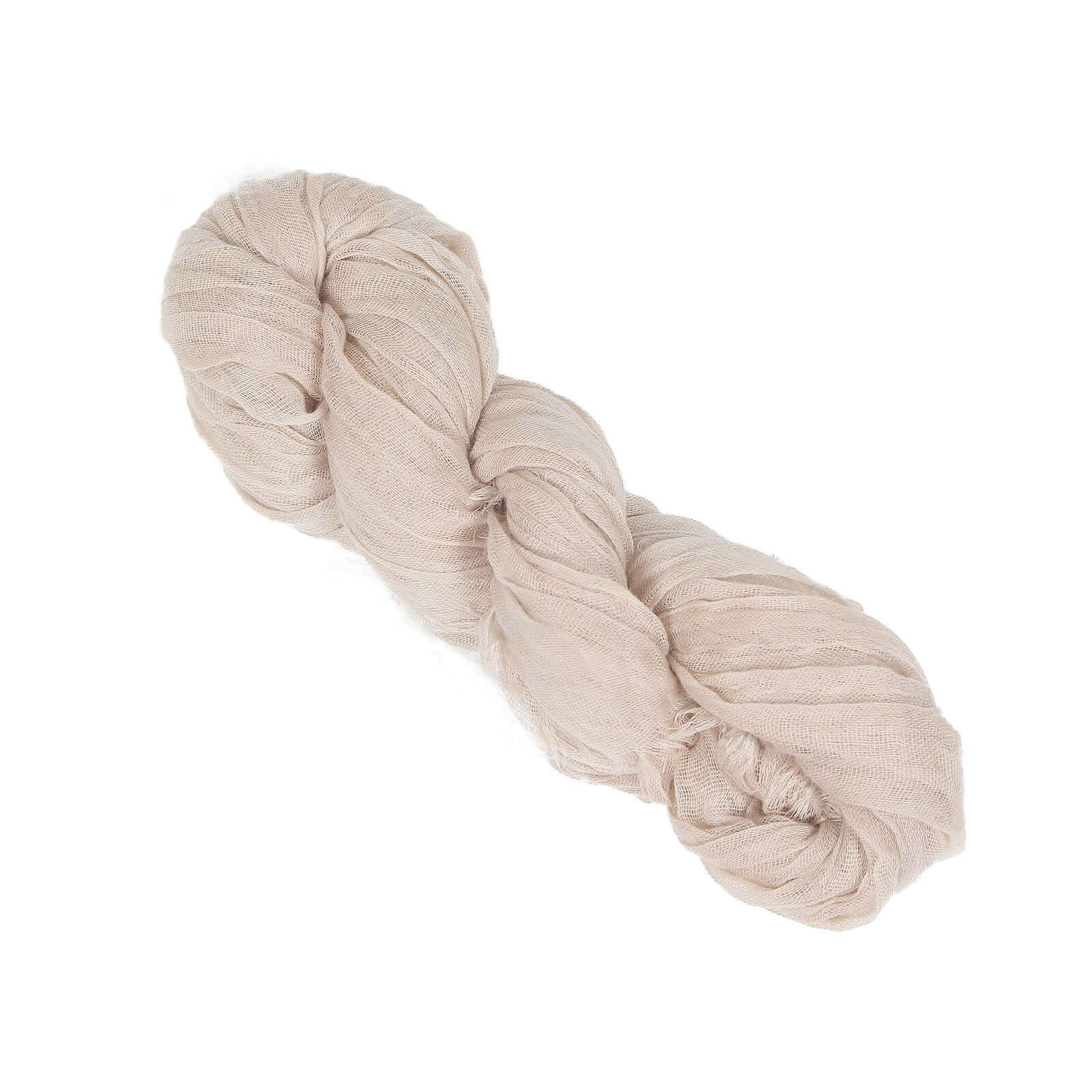 5 Pack Cheesecloth Gauze 16"x88" Chair Sashes Nude Beige - Boho Chair Decorations