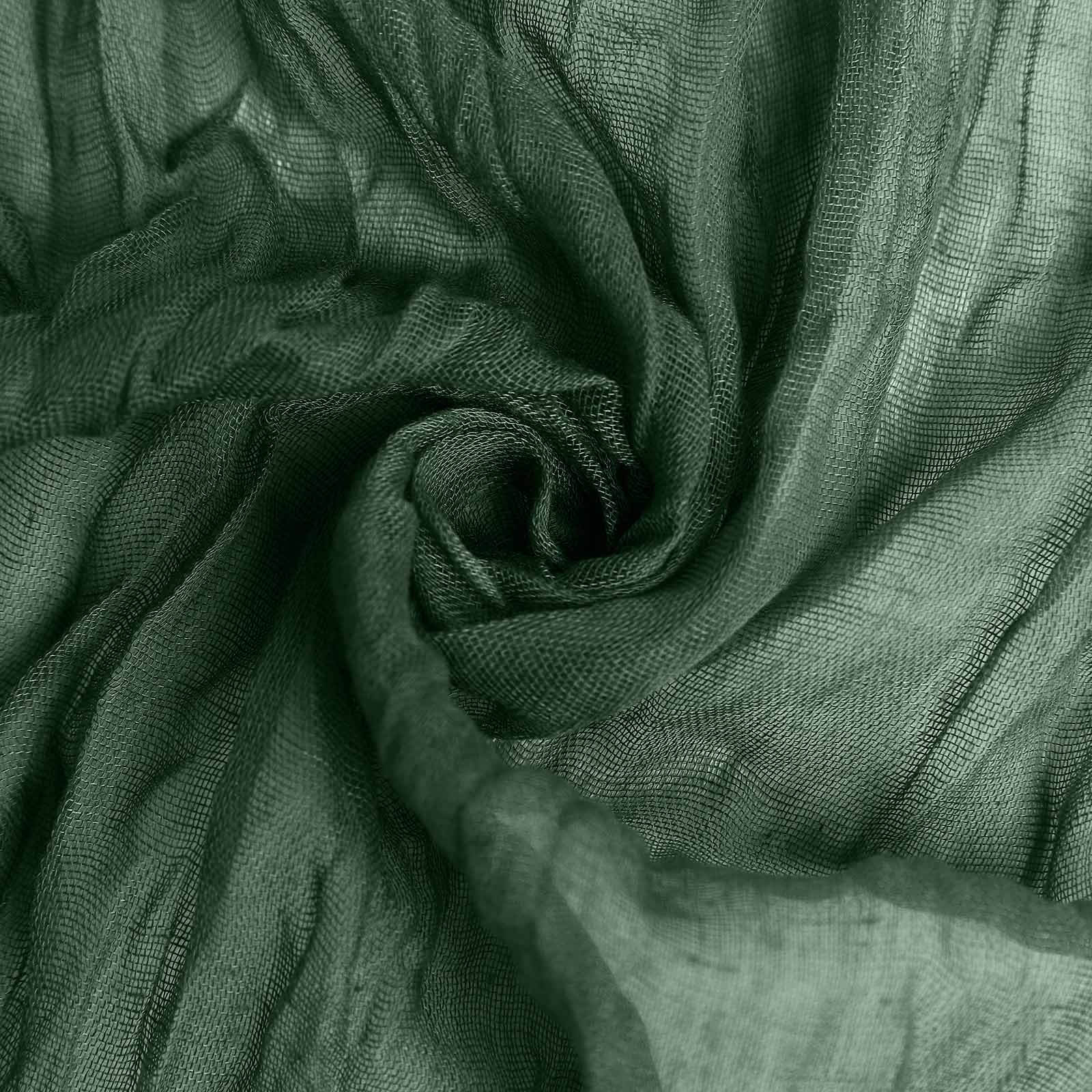 5 Pack Gauze Cheesecloth 24"x19" Napkins Olive Green Reusable Dinner Napkins