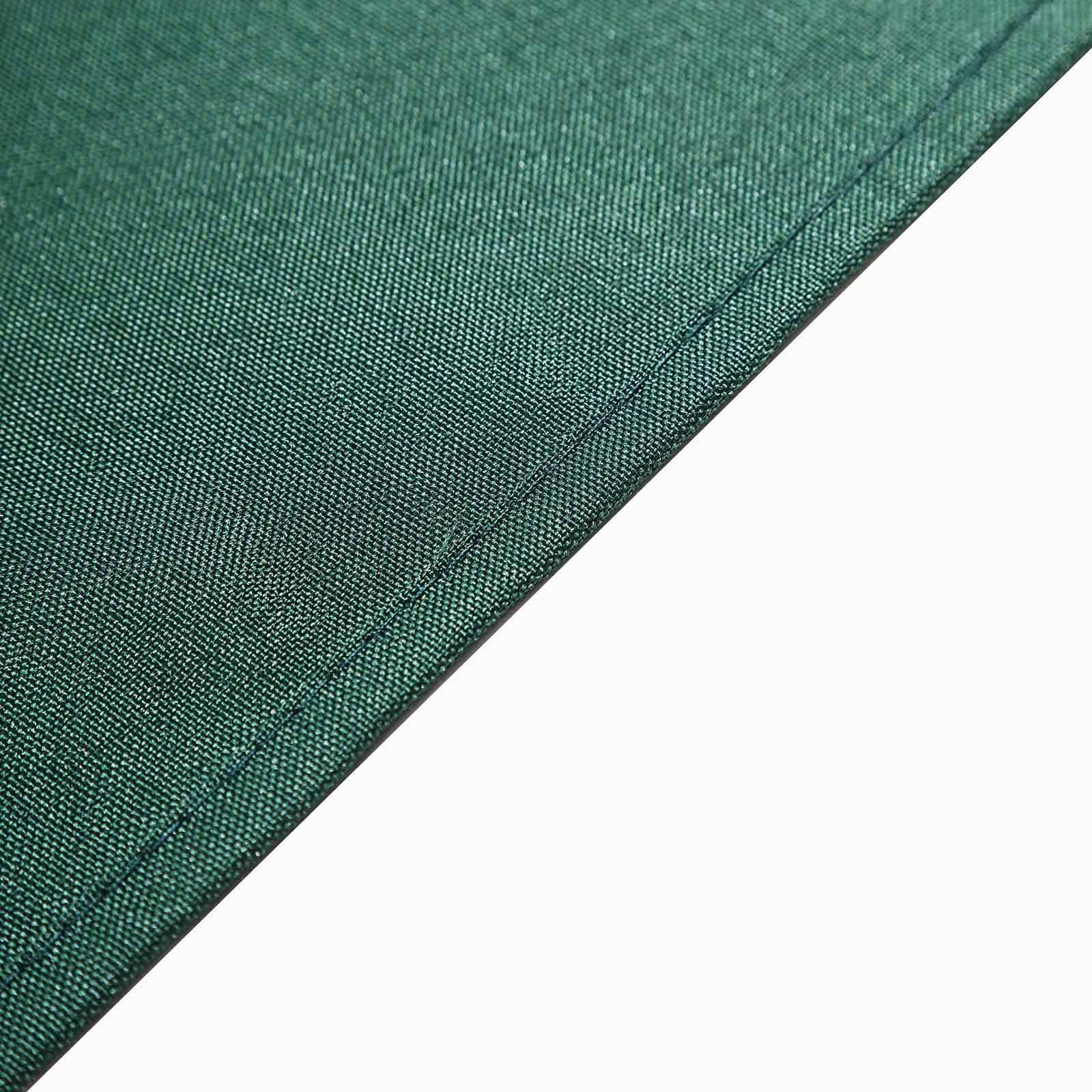 Polyester 72"x120" Rectangle Tablecloth Hunter Emerald Green - Durable and Stylish Table Cover