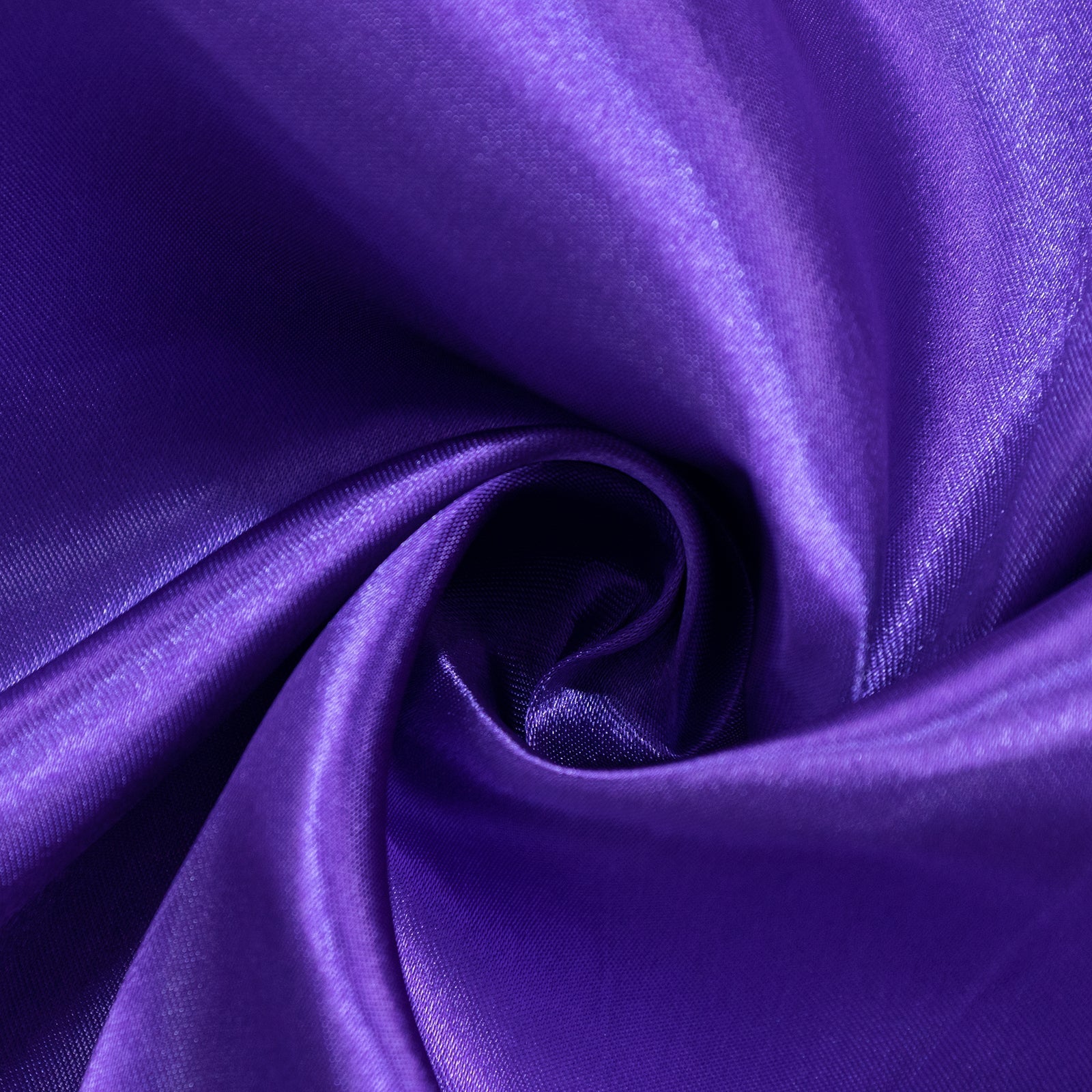 Satin 132" Round Tablecloth Purple - Stylish Seamless Table Cover