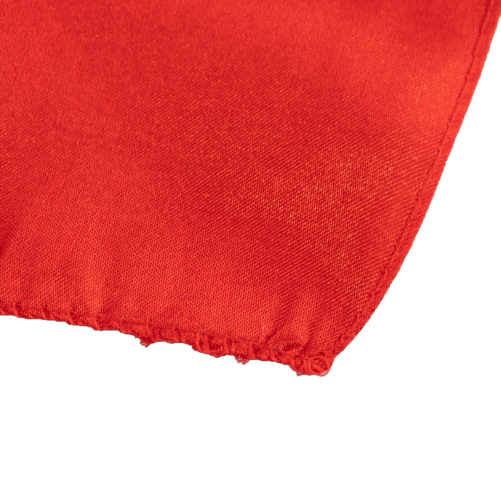 Satin 90"x90" Table Overlay Square Tablecloth Red - Smooth Finish Table Topper
