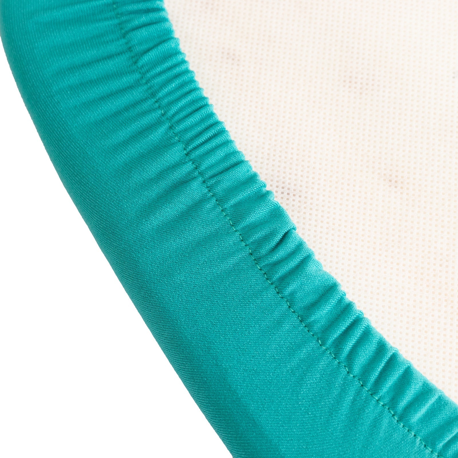 5 Pack Spandex Seat Pad Slipcovers for Chiavari Chairs Turquoise - Washable Stretch Fitted Design for Dining Chairs
