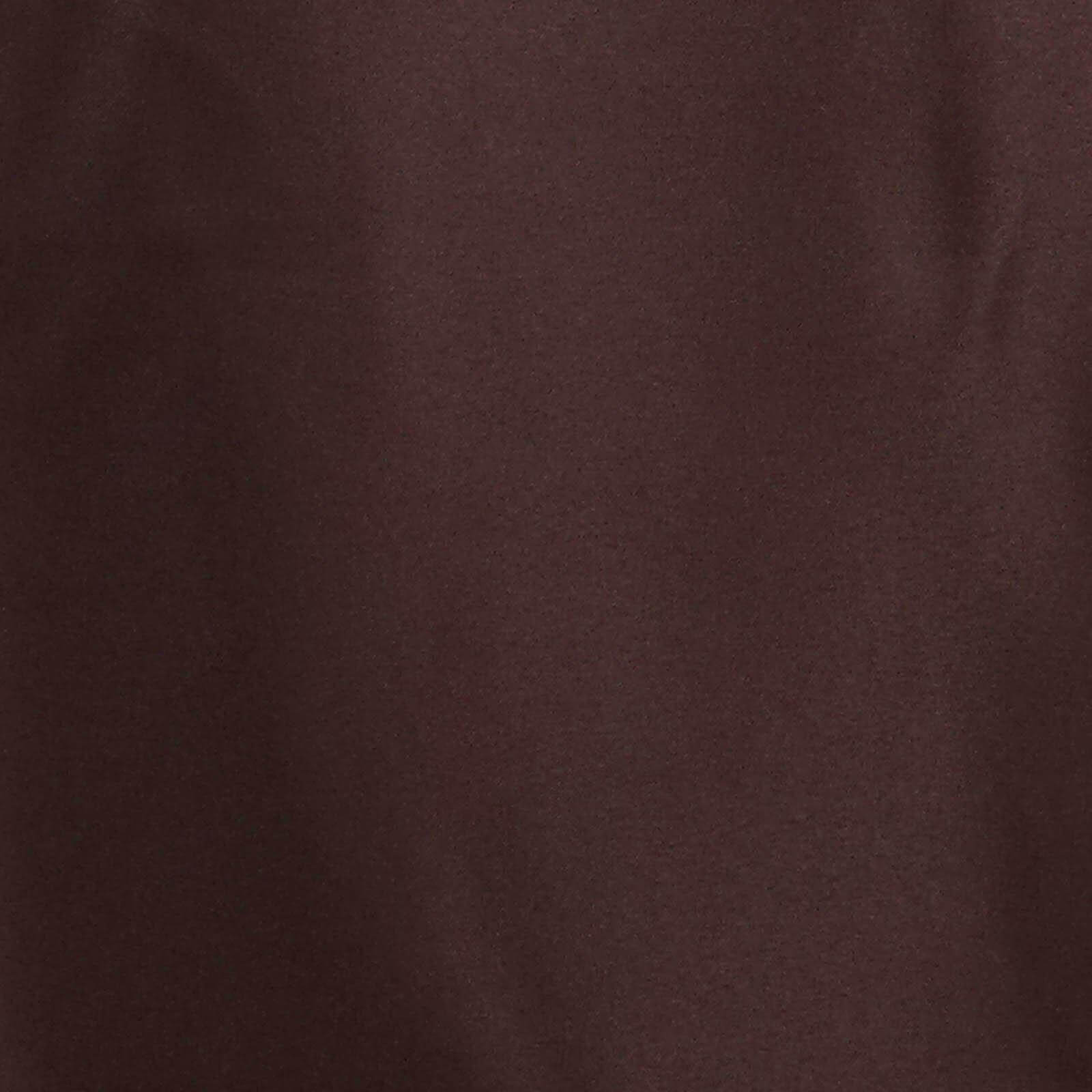 Polyester 90"x132" Rectangle Tablecloth Chocolate - Seamless Wrinkle-Resistant Table Cover