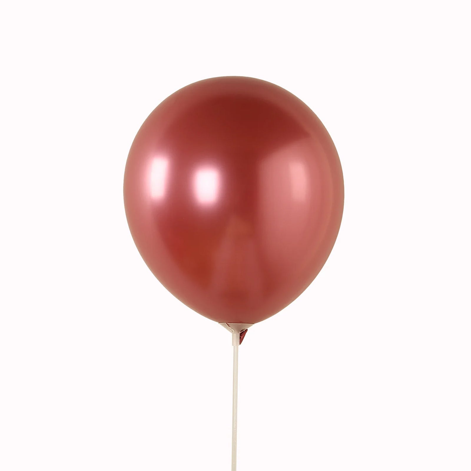50 Pack Chrome Pink Biodegradable Latex Balloons 12", Thick Eco Friendly Metallic Party Balloons