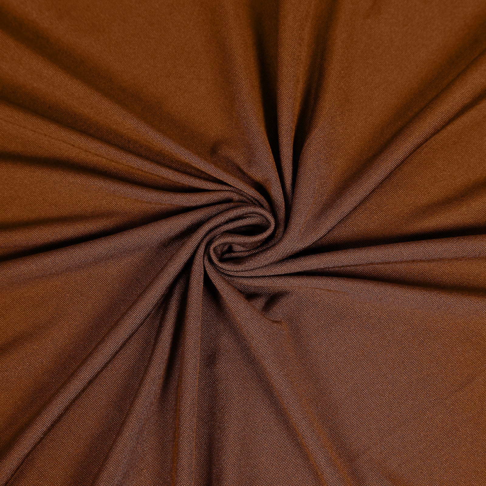 10 Pack Stretch Spandex Chair Covers Cinnamon Brown for Folding Chairs - Durable 160GSM Fitted Slipcovers