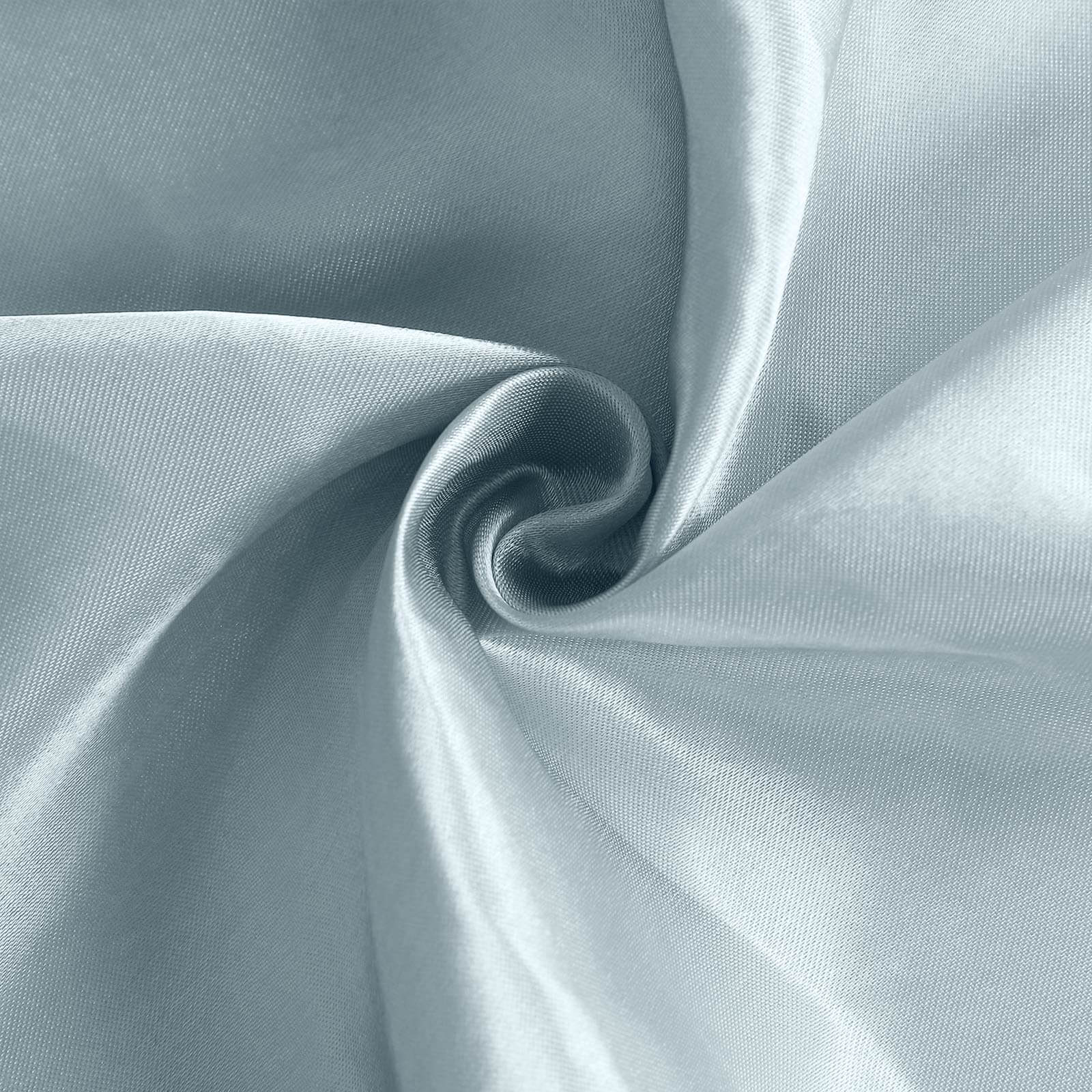 8ftx10ft Dusty Blue Satin Event Curtain Drapes, Backdrop Event Panel