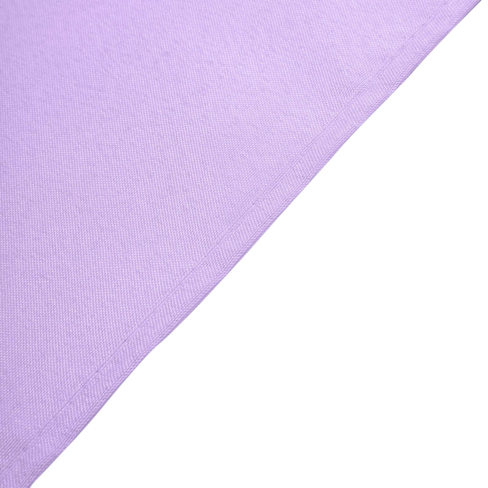 Polyester 108" Round Tablecloth Lavender Lilac - Wrinkle-Resistant Table Cover