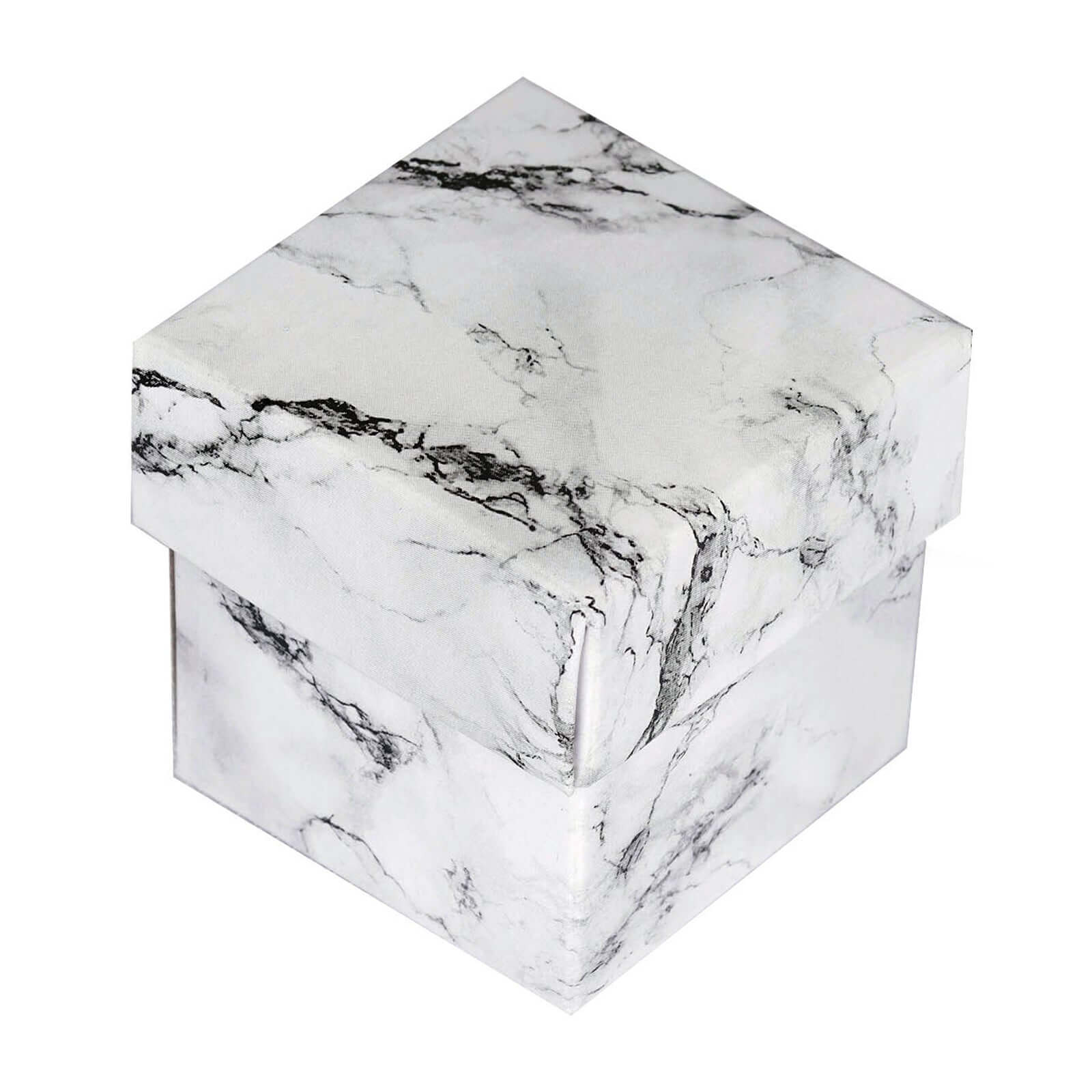 50 Pack 2" Marble Print Party Favor Candy Gift Boxes With Lid - Clearance SALE