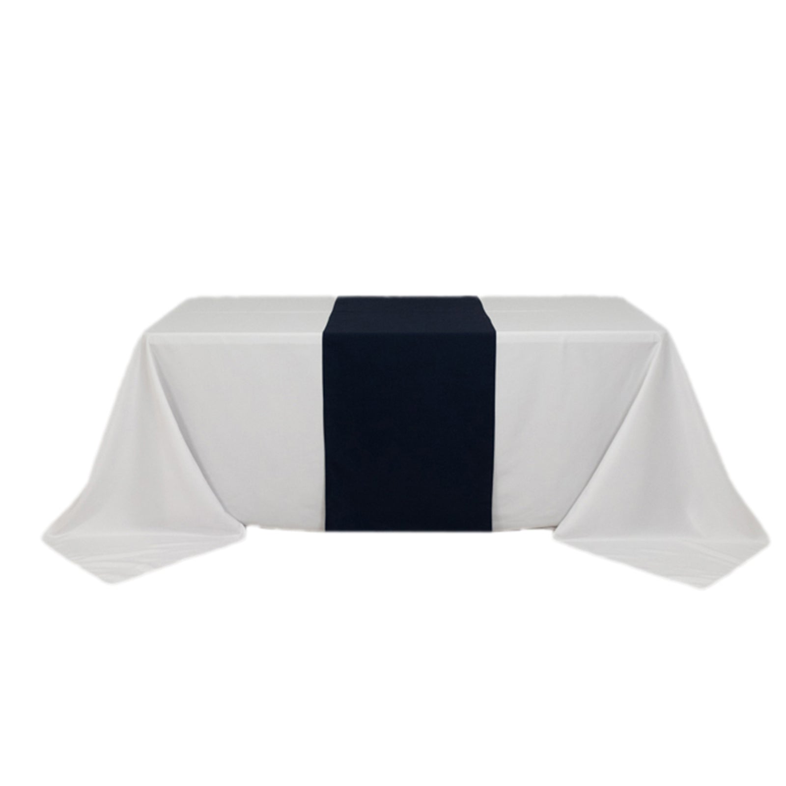Wide Premium Polyester 24"x72" Table Runner Navy Blue - Sublimation Printable Banner