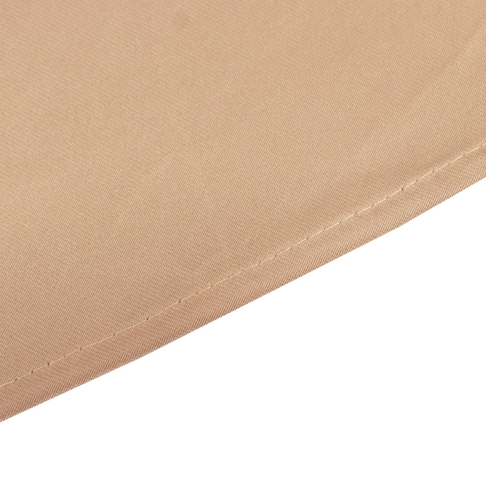 Scuba Round 108" Tablecloth Nude - Wrinkle Free & Stain Resistant Table Cover
