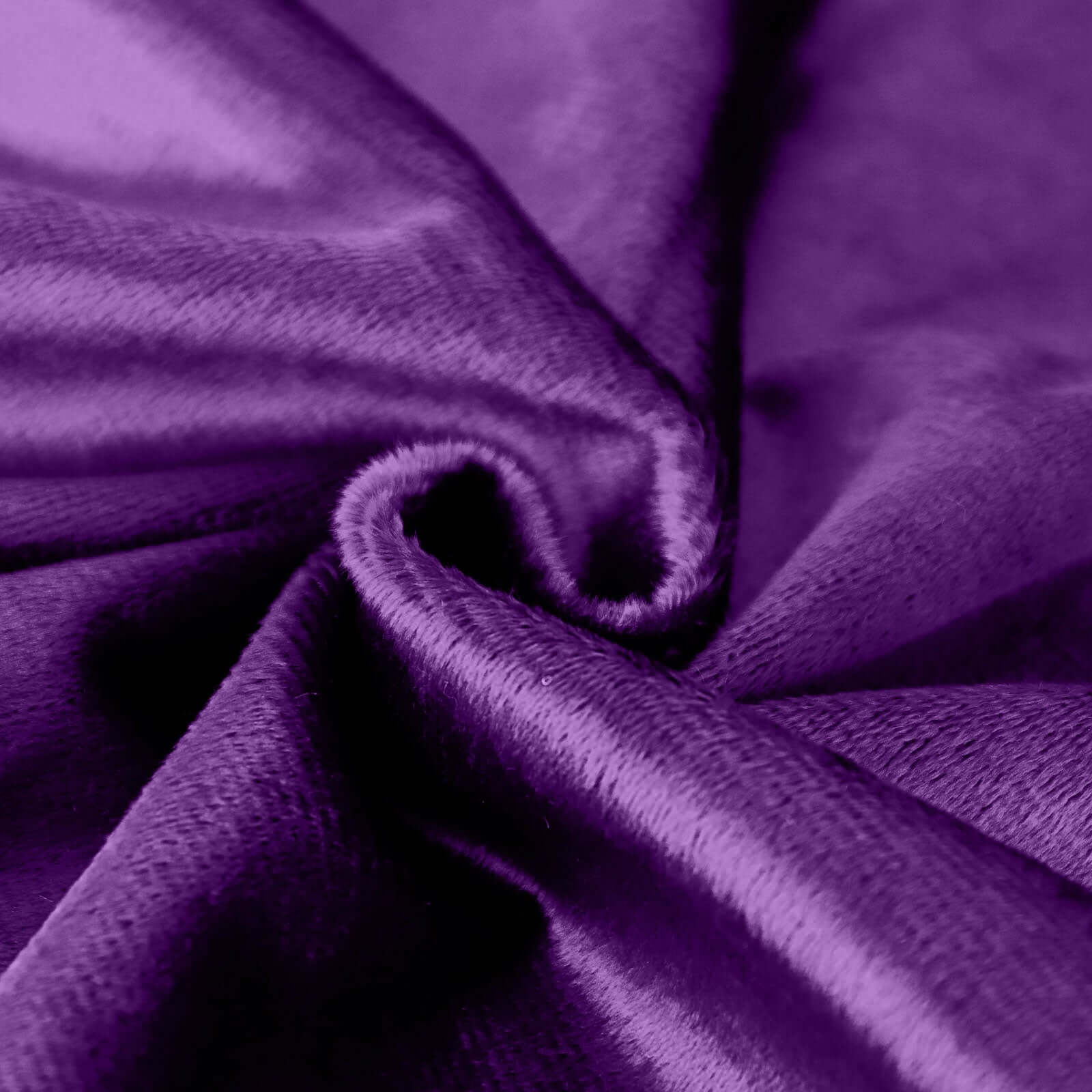 Premium Velvet 120" Round Tablecloth Purple - Reusable Soft & Seamless Table Cover