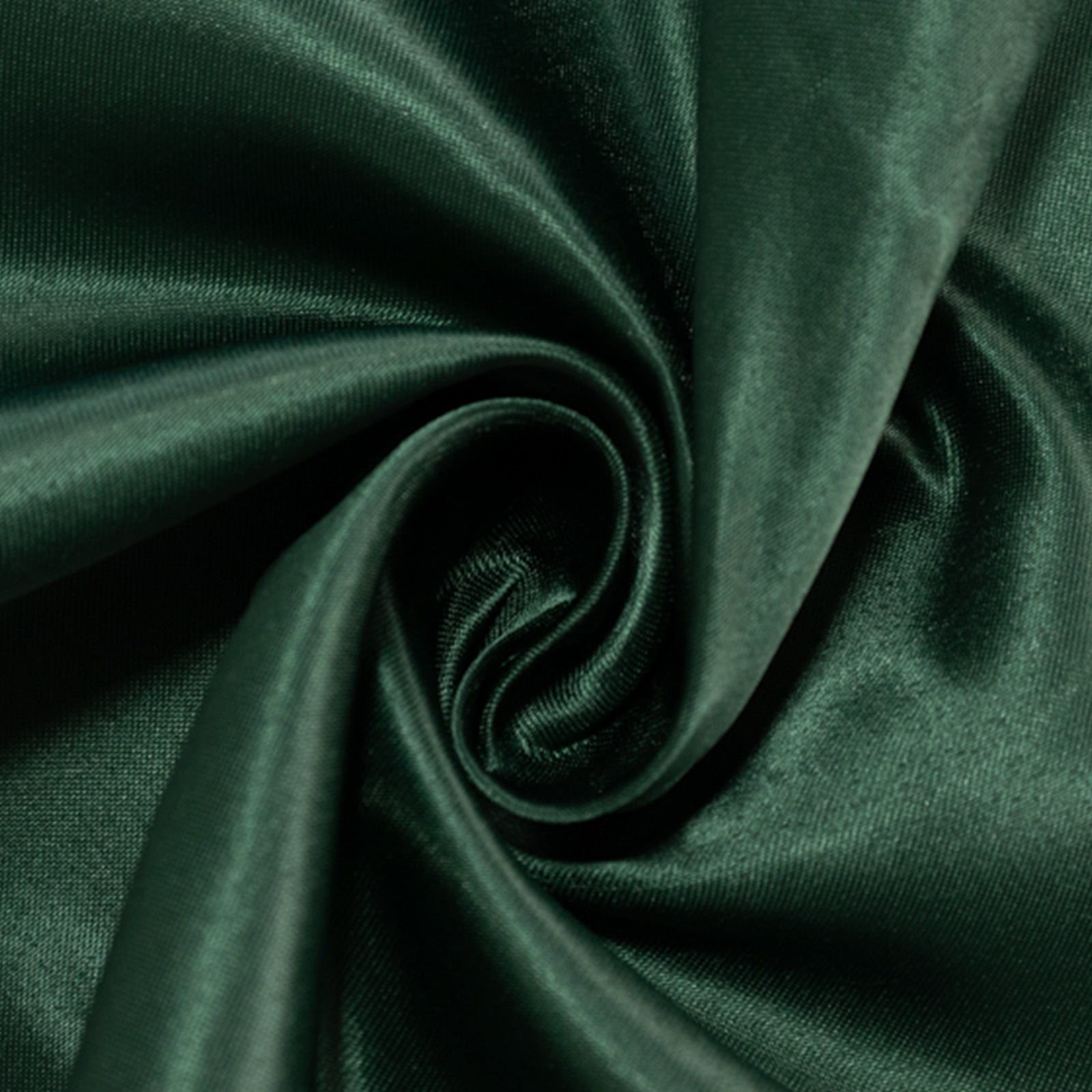 Lamour Satin 60"x126" Rectangle Tablecloth Hunter Emerald Green - Soft & Silk-Like Table Cover