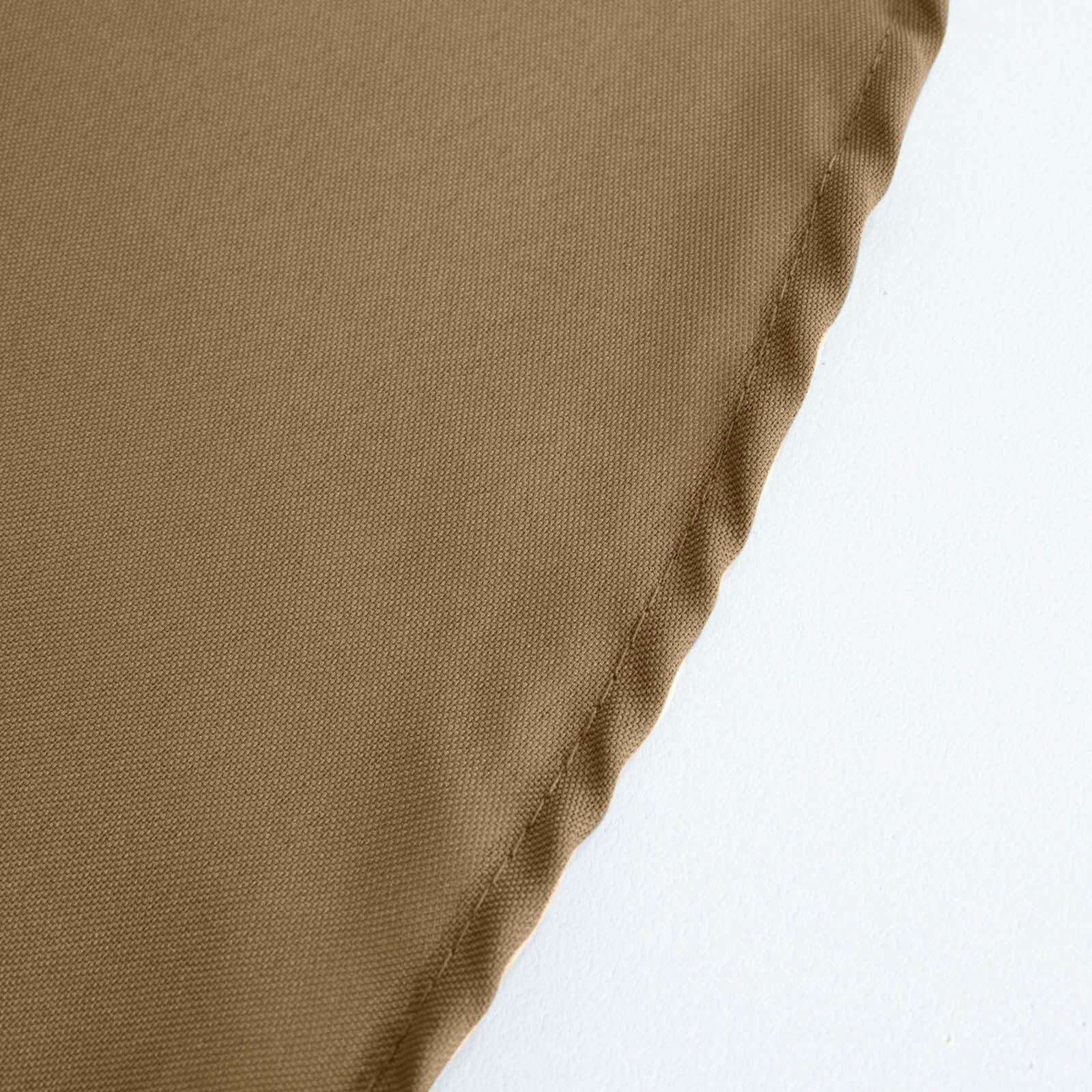 Polyester 90"x132" Rectangle Tablecloth Taupe - Seamless Wrinkle-Resistant Table Cover