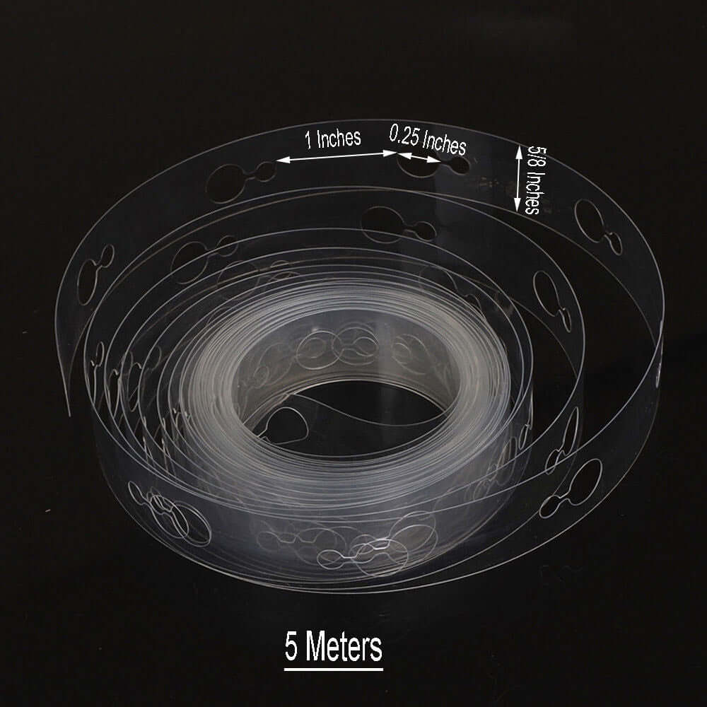 16ft Long Balloon Decorating Strip Tape, Balloon Garland Clip Holder