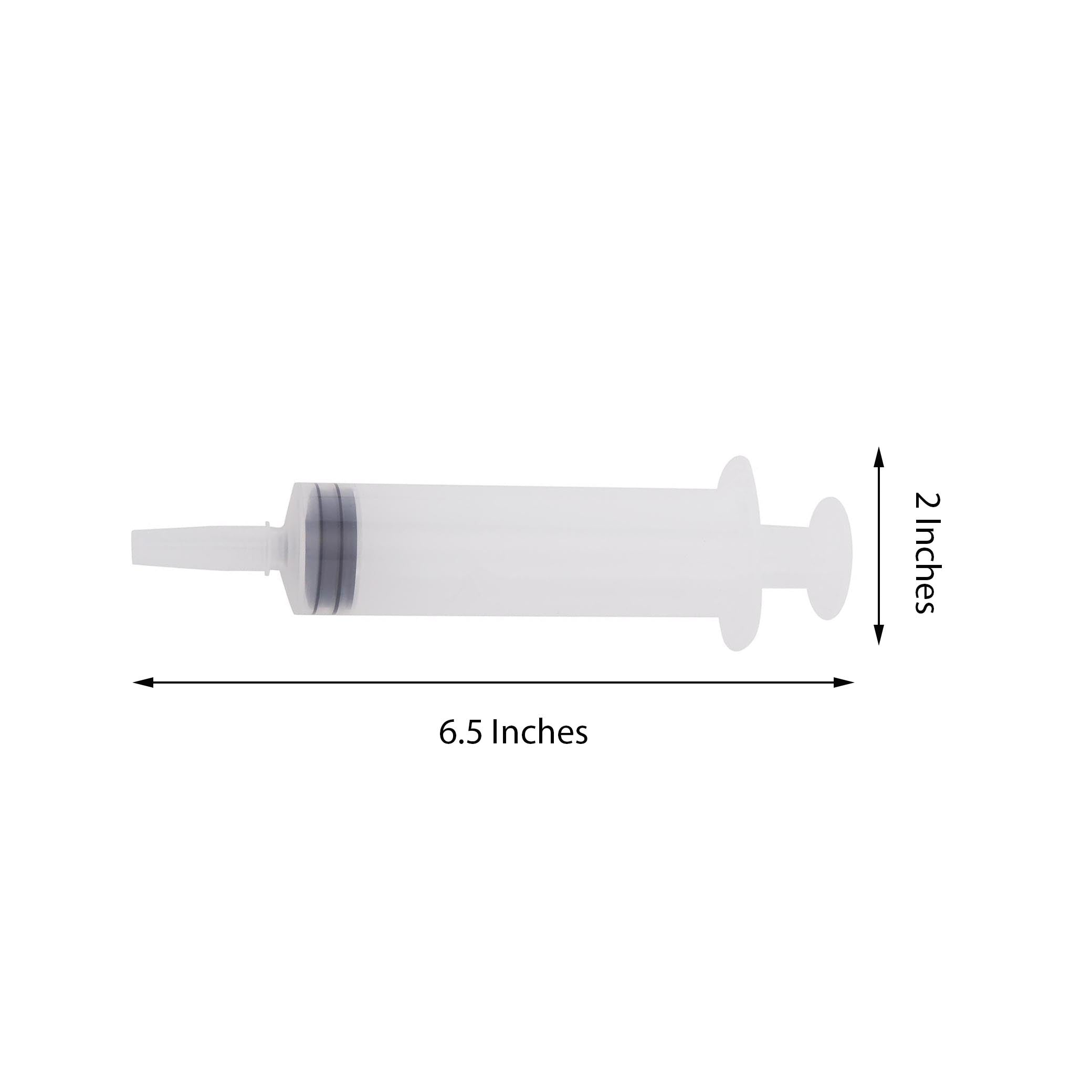 24 Pack 1.5oz Clear Disposable Plastic Cocktail Jello Shot Syringes