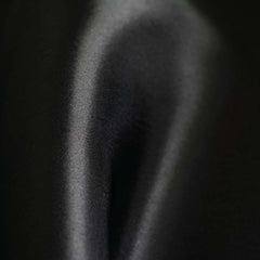 Satin 12"x108" Table Runner Black - Stylish Table Linen for Weddings & Events