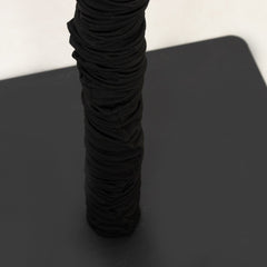 20ft Spandex Upright Pole Cover – Black, Stretch Fabric for Curved Aluminum Chandelier Hanger, Pipe & Drape, Lighting & Stage Use, Event Setup