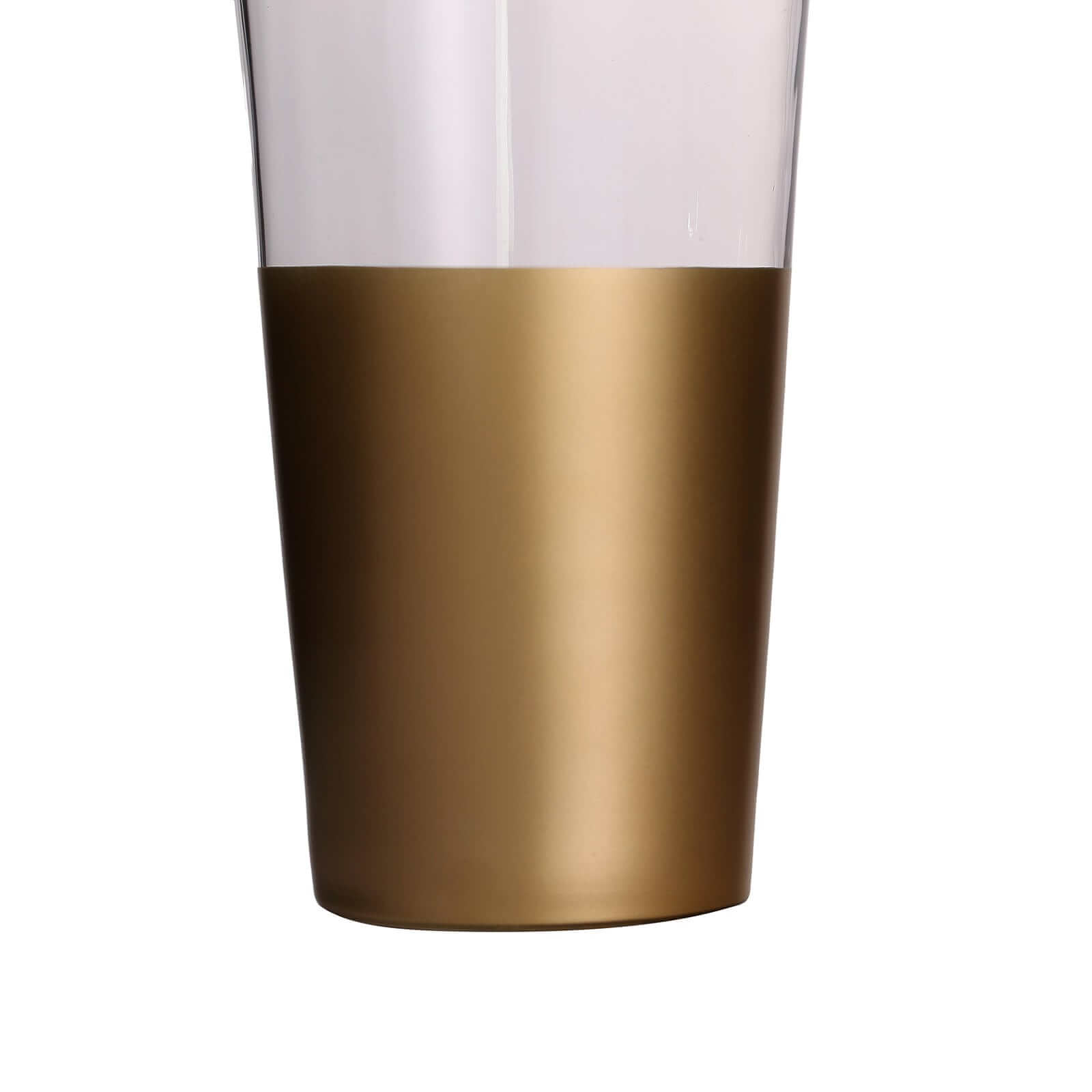 2-Pack Glass Bud Vases Cylinder Design Clear with Gold Accents - Stylish Flower Centerpieces for Events 12"