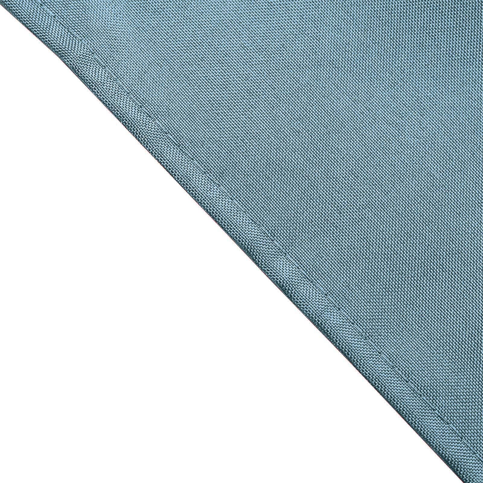 5 Pack Polyester 17"x17" Napkins Dusty Blue - Durable & Wrinkle Resistant Dinner Napkins for Everyday Dining & Events