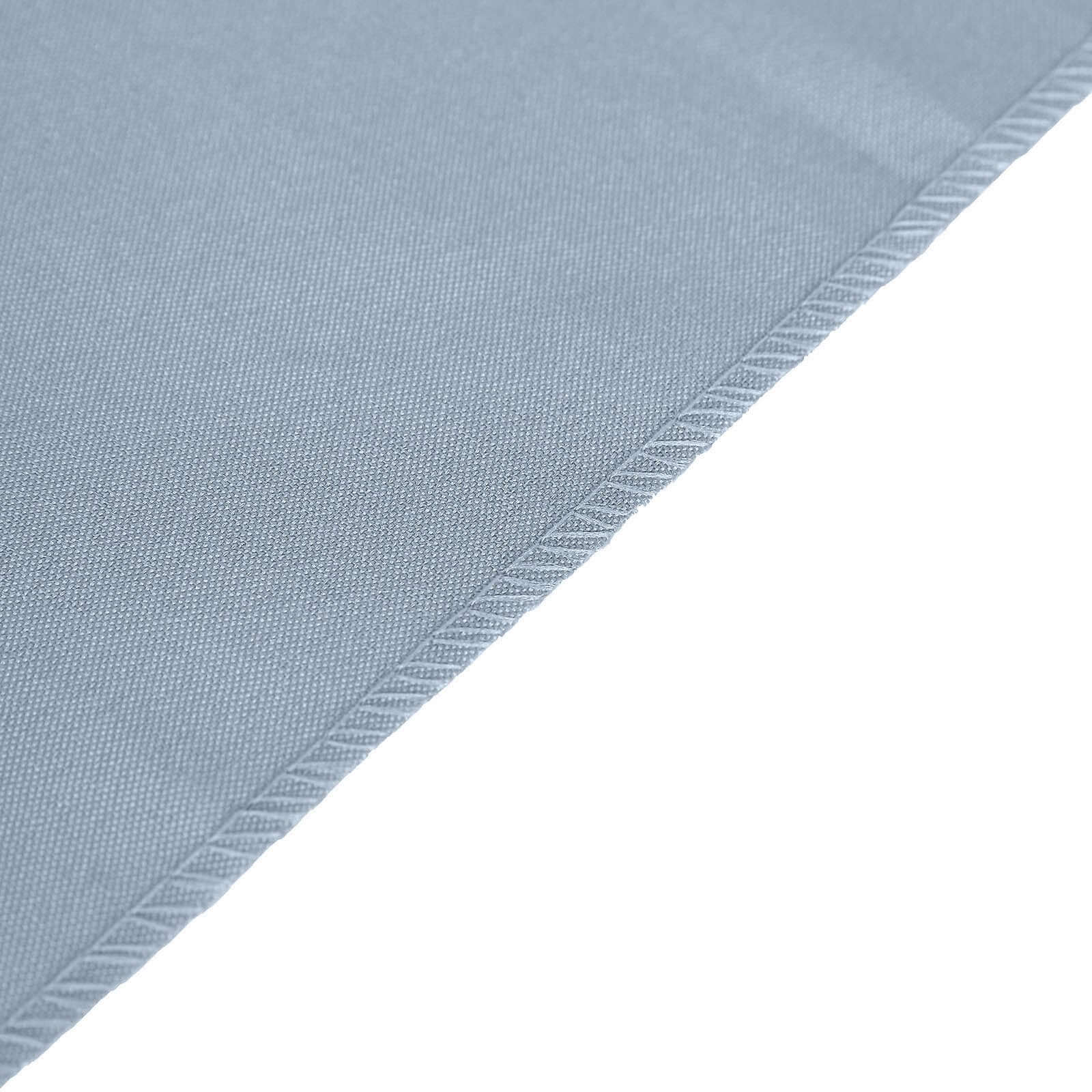 Polyester 12"x108" Table Runner Dusty Blue - Durable & Wrinkle-Resistant Table Decor