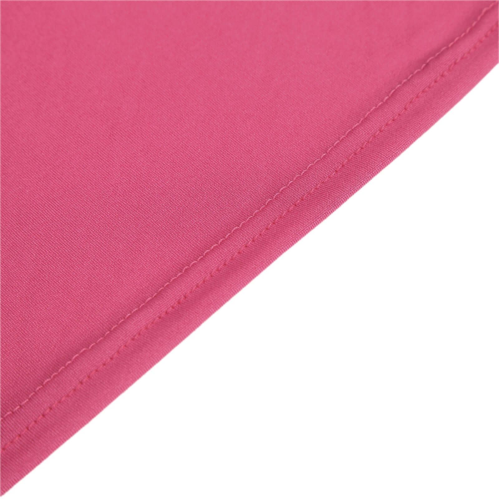 Set of 4 Matte Fuchsia Spandex Half Moon Chiara Backdrop Stand Covers, Custom Fitted Wedding Arch Covers - 2.5ft,5ft,6ft,7ft