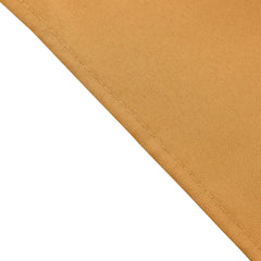5 Pack Polyester 17"x17" Napkins Gold - Durable & Wrinkle Resistant Dinner Napkins for Everyday Dining & Events