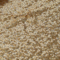54"x4 Yards Gold Sequin Fabric Bolt, Sparkly DIY Craft Fabric Roll
