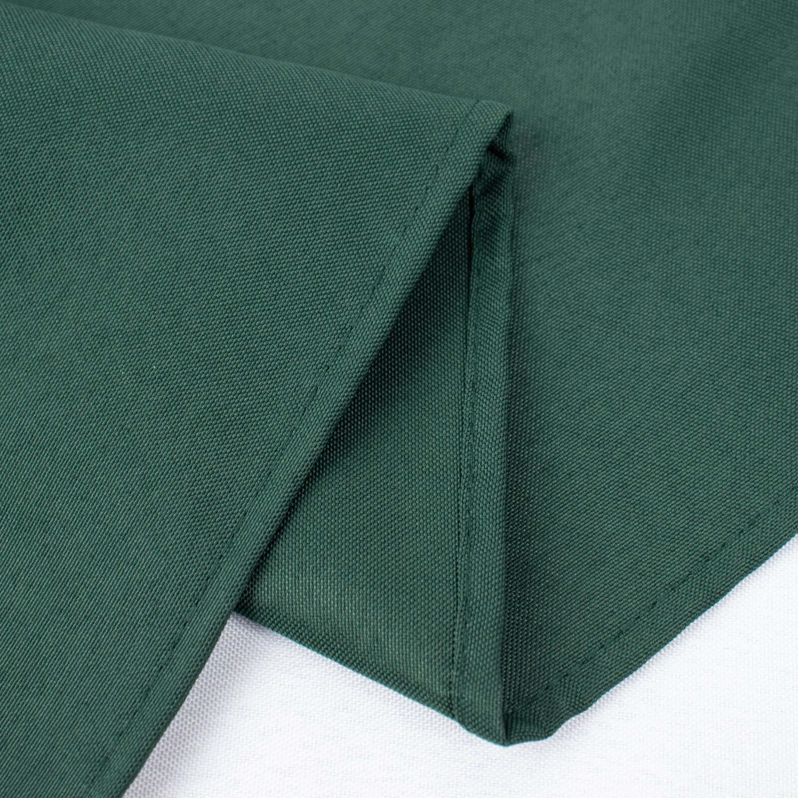 5 Pack Premium Polyester 20"x20" Napkins Hunter Emerald Green - Wrinkle-Resistant & Durable Dinner Napkins