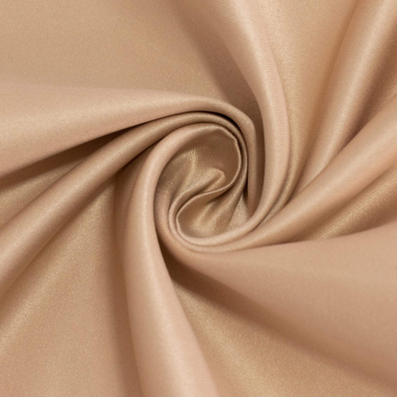 Lamour Satin 54"x54" Square Tablecloth Nude - Durable & Silk-Like Table Cover
