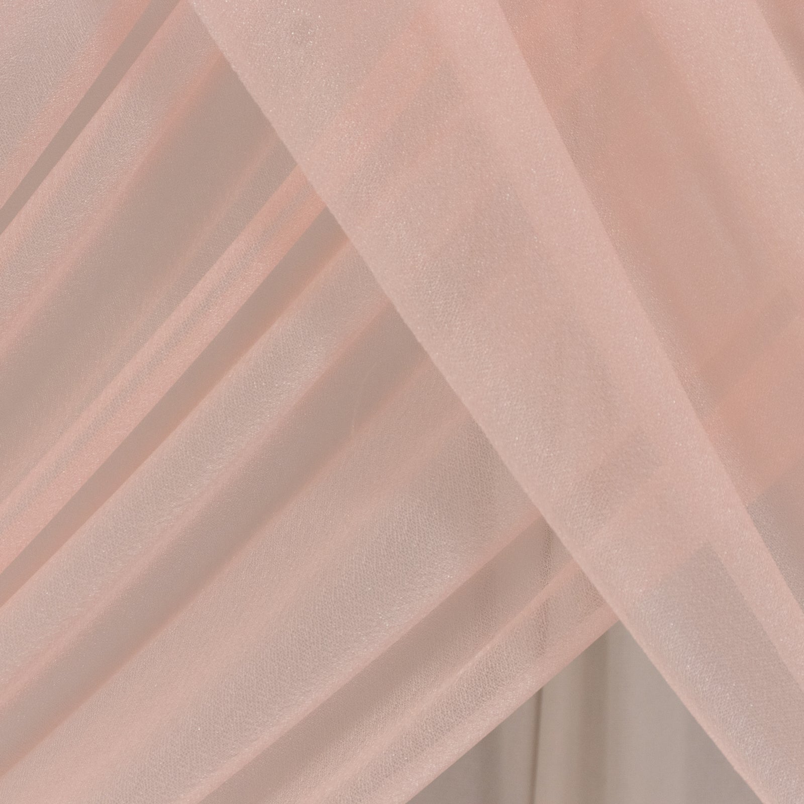 Blush Sheer Backdrop Drape – 5ft x 14ft Wedding Arch & Ceiling Decor Panel, Wrinkle Free with Soft Shimmer