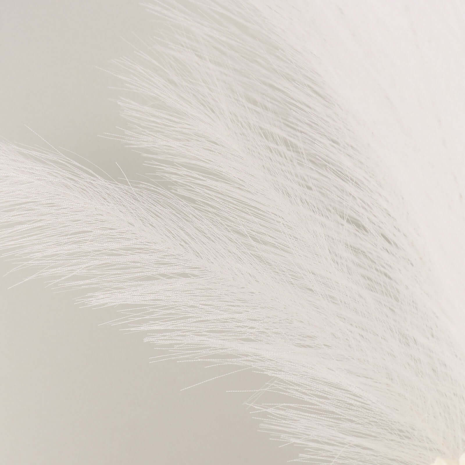 3 Stems Artificial Pampas Grass Decor White - Soft Realistic Faux Ornamental Grass Branches for Rustic Boho Chic Backdrops Floral Styling & Vase Displays 44"