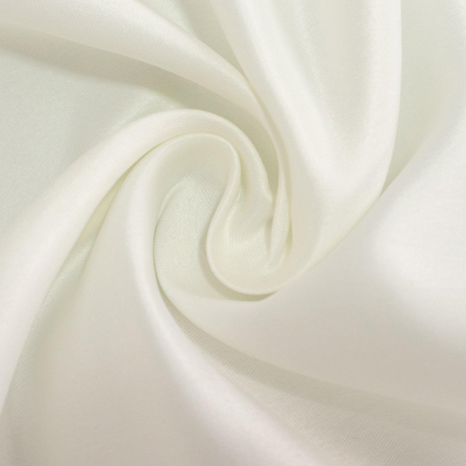 5 Pack Lamour Satin 20"x20" Napkins Ivory - Soft Matte Finish Dinner Napkins
